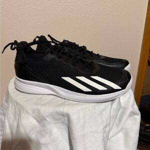Adidas Men's Black and White Athletic Shoes